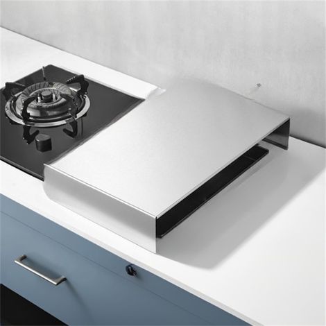 Plaque de couverture pour cuisinière à gaz, support pour plaque à induction, capacité de charge 40 kg, acier inoxydable, 30×50×9 cm (1/5)