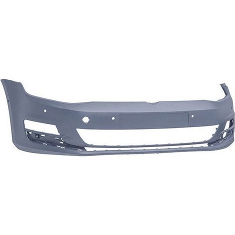 Pare-choc avant à peindre avec 6 trous radars Volkswagen Golf 7 phase 1 2012-2017