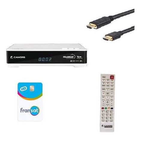 CAHORS VEOX Récepteur satellite HD + HDMI + CARTE HD ME