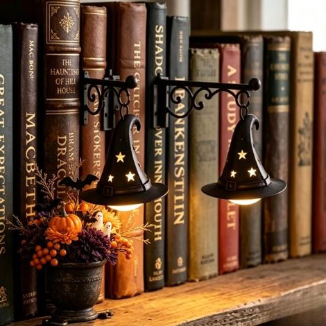 Irovami Nouveau produit transfrontalier : Lanterne lumineuse pour étagère de bibliothèque - Lanterne d'éclairage en métal artisanal pour étagère de bibliothèque (1/5)