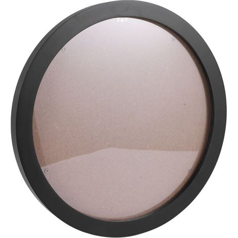 Cadre Photo Bois Rond 10 Pouces Support Mural Créatif Cadeau Déco DIY Noir (1/4)