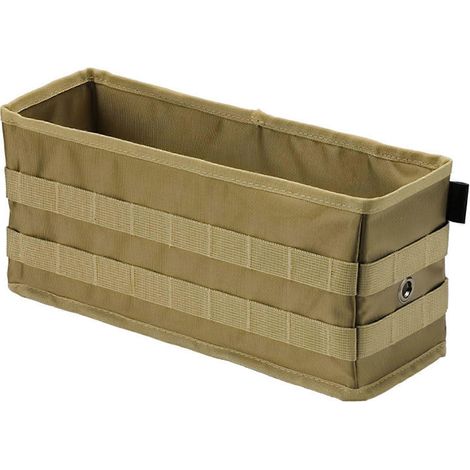 Sac de rangement de bureau pliable et extensible, grand format, avec compartiments latéraux. (1/5)