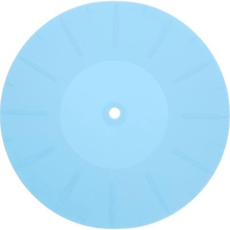 Tapis de platine vinyle en silicone antistatique-17x17x0.2cm-Blue (1/4)