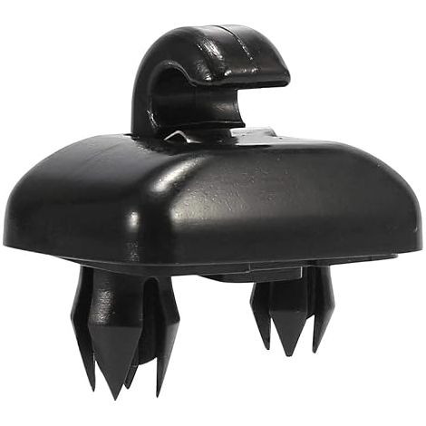 Support de fixation de pare-soleil en plastique noir pour voiture, référence 8U0857562 8E0857562, compatible avec Audi A1 A3 A4 A5 Q3 S3 S4 S5 RS3 RS4 RS5 (1/5)