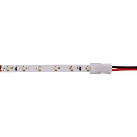 Connecteur de bande LED flexible V-TAC 10 mm, clip de connexion rapide, câbles à souder à 2 broches (1/2)