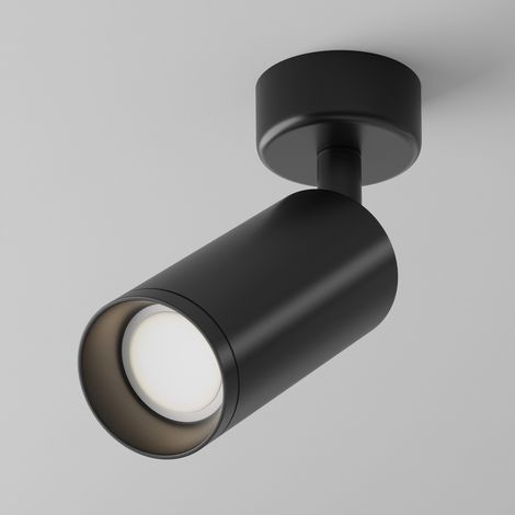 Maytoni Focus Spot encastrable en saillie noir 1xGU10