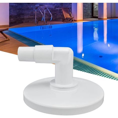 Plaque d'aspiration pour skimmer avec coude à 90°, pièce de rechange en plastique pour Hayward (1/5)