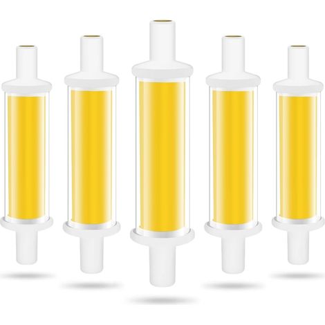 Ampoule LED R7S 78mm, 4.2W R7S LED Ampoules Équivalent 50W Lampe Halogène, Lumière Blanc Froid 6000K 600LM COB Tube LED R7S, Non Dimmable, Angle de Faisceau 360°, Sans Scintillement (1/4)