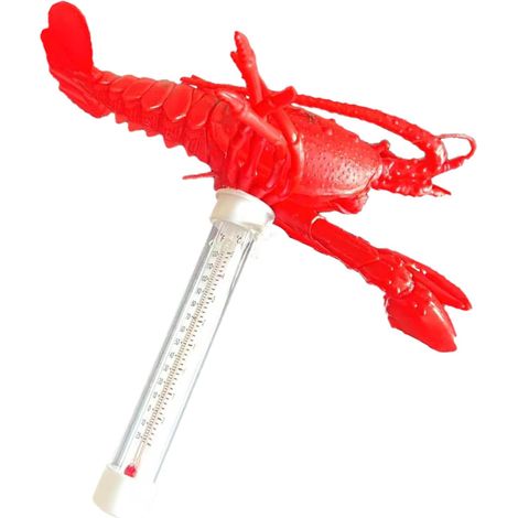 Thermomètre Flottant Pour Piscine - Thermomètre Flottant pour Piscine Extérieure Instrument de Mesure avec Cordon en Forme d'Animal pour Aquariums, Étangs, Lacs et Baignoires (1/5)