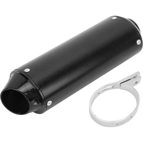 Pot d'échappement noir de 32 mm (1,3 po) pour quads et motos de 90 cc, 110 cc, 125 cc, 150 cc et 160 cc (1/5)