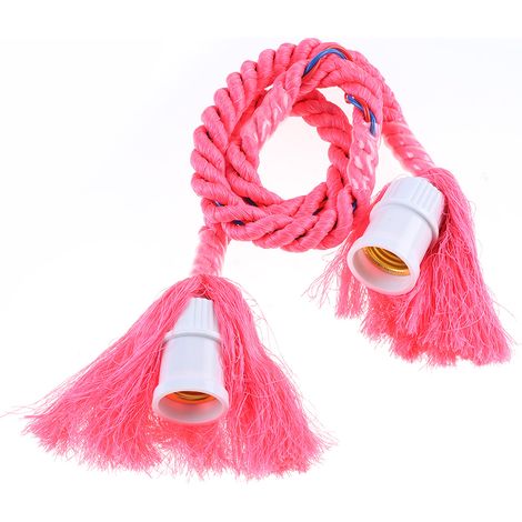 Lámpara colgante creativa con cable de nailon y casquillo E27 para bodas, restaurantes y cafeterías. (1/5)