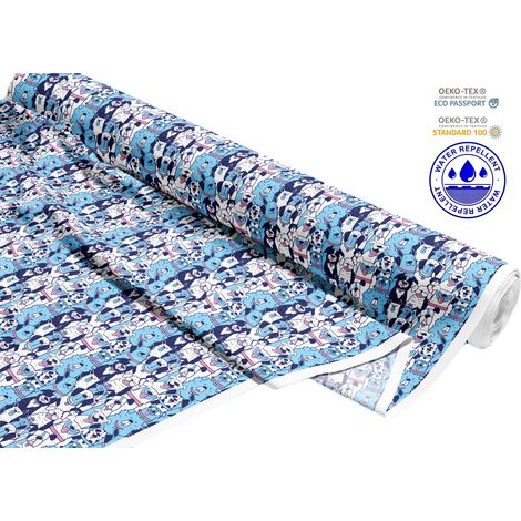 TESSUTI DECORATIVI PER ESTERNI OXFORD - Motivo cani felici I DR146 (1/5)