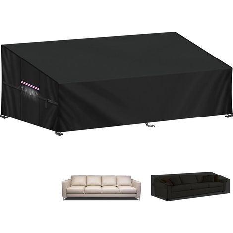 Gartensofa Abdeckung 260cm Wasserdicht Winddicht 4-5 Sitzer Loungemöbel Schutzhülle (1/5)