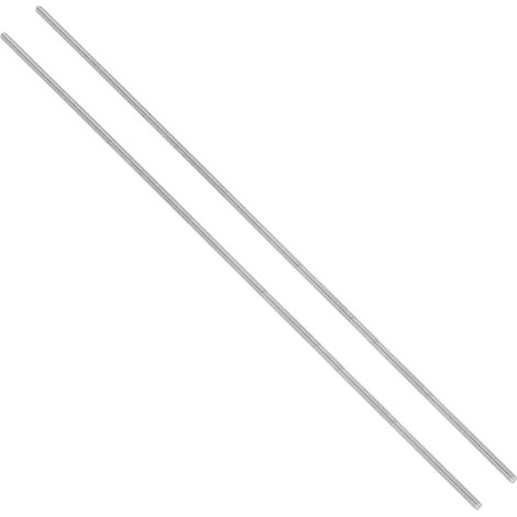 2Pcs 8-32 UNC Tige Filetée en Acier Inoxydable 304 400mm (1/5)