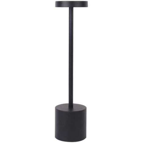 lampe de table sans fil rechargeable usb, Lampes de table sans filpour chevet, camping, interieur, exterieur, terrasse, restaurant,noir Lampe de chevet (1/4)