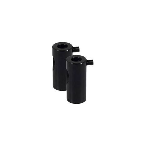 Pack de 2 Crochets de Plafond Décentralisateurs Noirs  Déplace Lumière Lampes  Support Décoratif  Décentralisateur pour Lampes Murales ou de Plafond