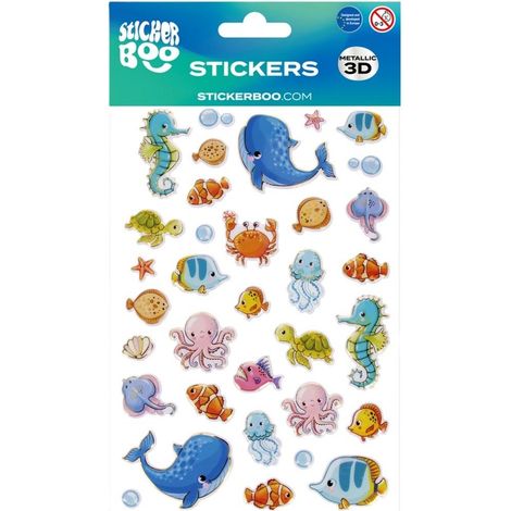 Aufkleber BOO Fisch