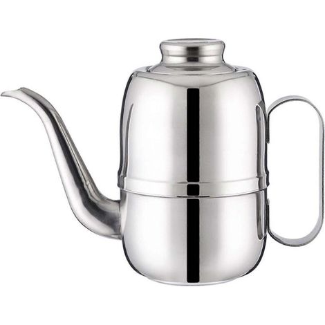 Pot À Huile - Acier Inoxydable - Bec Verseur Anti-gouttes - Pour Cuisine Maison Et Professionnelle - 750 Ml (1/5)