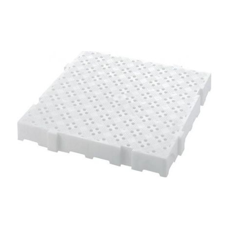 Caillebotis Blanc Clipsables Anti-Dérapant H 50 mm