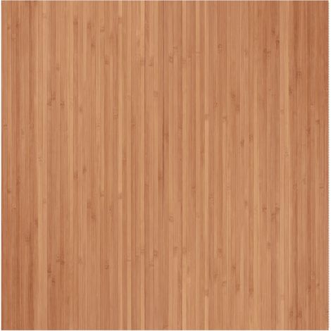 Tapis rectangulaire naturel 100x100 bambou (1/5)