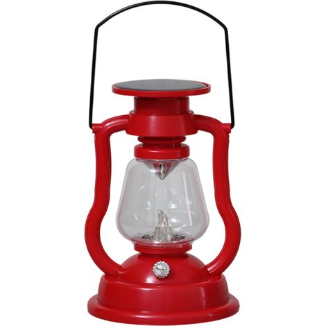 Lampe solaire à pétrole à l'ancienne, lanterne pour chevaux, lampe portable, décoration extérieure pour jardin ou cour, lampe à flamme LED (1/5)
