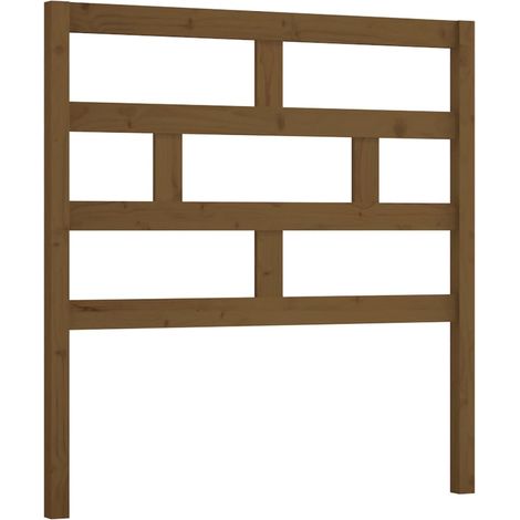 Maison Exclusive - Kopfteil Honigbraun 106x4x100 cm Massivholz Ki