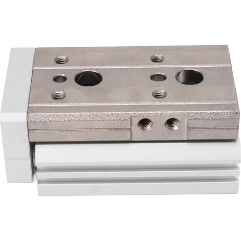 Cilindro neumático de precisión de doble eje y doble efecto de SMC para equipos de automatización. (1/5)