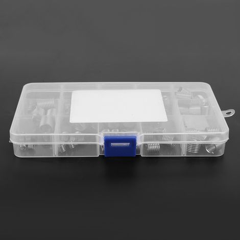 Assortiment de 140 outils de réparation de filetage métrique/américain, inserts filetés en acier inoxydable (1/5)