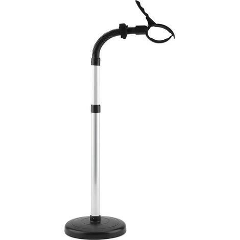 Soporte de sobremesa giratorio de 360° para secador de pelo, manos libres, 18 x 93,5 cm. (1/5)