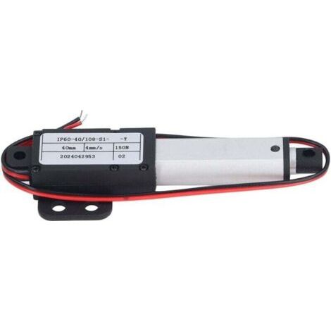 Actionneur linéaire électrique 40mm course 150N 4 mm/s mouvement pour canapé Robot TV Table fenêtre 12V (1/4)