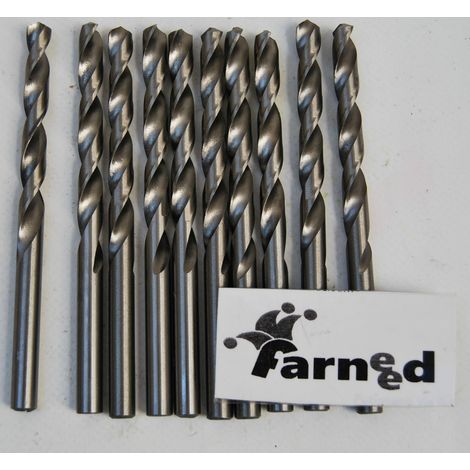 PUNTE PER TRAPANO ACCIAIO TITANIO HSS per metallo set 10 pz 3 mm