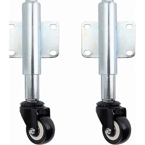 2pcs 6cm Rolling Gate Wheel, Extendable Gate Suspension Caster, Gate Support Wheel for Wooden Garden Gate, Courtyard Fence, Load Capacity 50Kg, No Bolts (1/5)