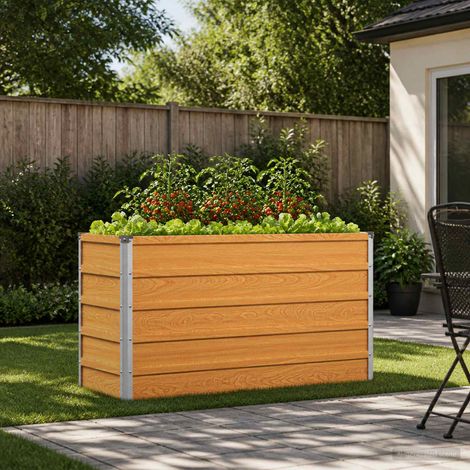 vidaXL Cama de Jardín Elevada Natural 100 x 40 x 55 cm (1/5)