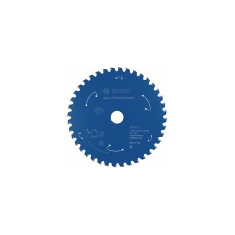 Bosch  Hoja  de  sierra  circular  Expert  for  Stainless  Steel  para  sierras  circulares  de  mano  a  batería  160  x  1,6  x  20  40  dientes  -  2608644533 (1/2)