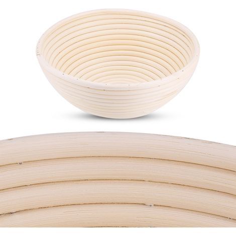 Panier à pain rond en rotin de 22 x 8 cm (1/5)