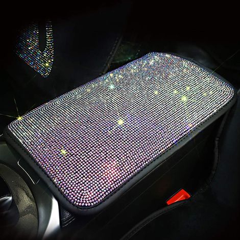 Bling Bling Coque de Protection pour Levier de Vitesse de Voiture avec Strass,Couleur:multicolore (1/5)
