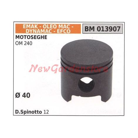 OLEOMAC piston de tronçonneuse OM 240 Ø  40 EMAK 013907
