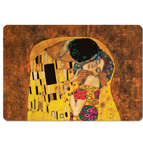 Tappetino da scrivania 50×70 cm, motivo baci - feltro ecologico, stampa HD, protezione per il piano del tavolo, per ufficio e camera - Bertoni (1/5)