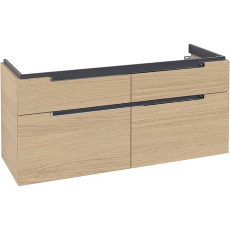 Villeroy & Boch Subway 2.0 meuble sous lavabo, 4 tiroirs, lavabo
