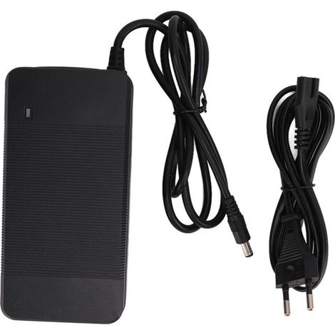 SJLERST Chargeur de batterie 42V 3A Adaptateur secteur Chargeur de batterie au lithium pour scooter électrique Prise 100‑240VEU (1/5)