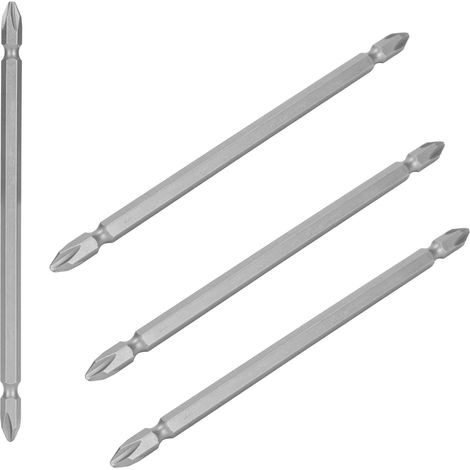 10 pièces embouts tournevis cruciforme 150mm S1/4 pour visseuse électrique accessoires vissage bois métal plastique (1/5)