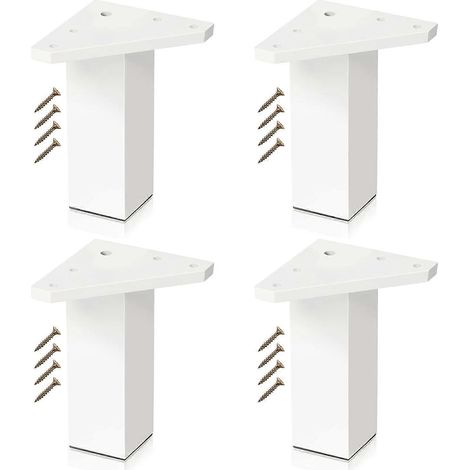 Ensemble de pieds de meuble, 4 pieds, vis incluses, pieds de table à monter soi-même (1/5)