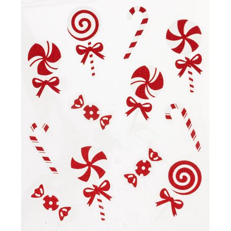 STICKER ZUCKER GERSTE ROT BLC - Feeric lights & christmas