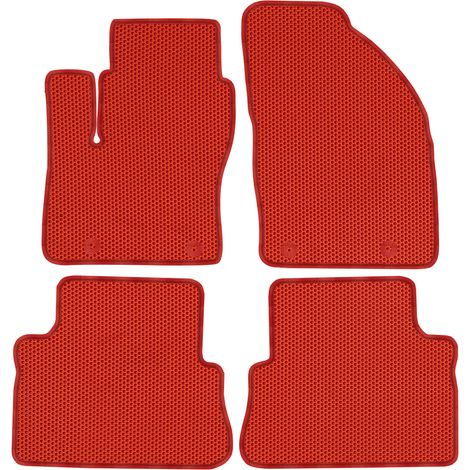 Tappetini dedicati per Ford C-Max I dal 2003 al 2010 - EVA A NIDO D'APE ROSSO (1/5)