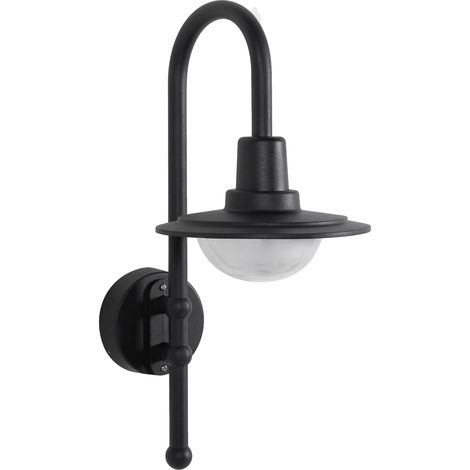 Lámpara LED para pared de exterior de metal aluminio estilo moderno negro Portelo (1/5)