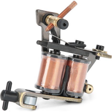 Professionelle Tätowiermaschine für Linien und Schattierungen, Bronze - ZZ061-2 (1/5)