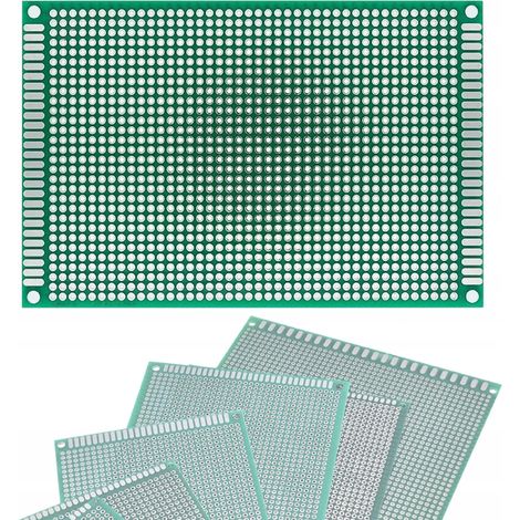 PCB prototipo universale bifacciale 80 x 120 mm (verde)