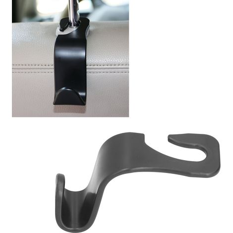 Crochet pour Siège Auto Noir - Porte-Sac à Main Pratique et Discret pour Voiture (1/5)