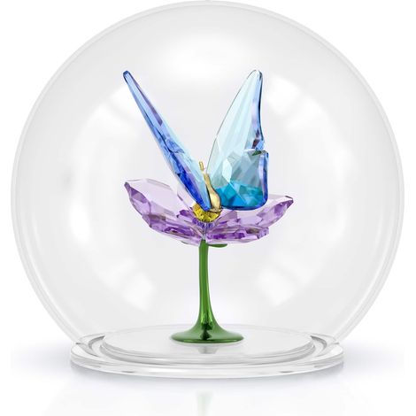 Boule de Verre Papillon et Fleur (1/4)