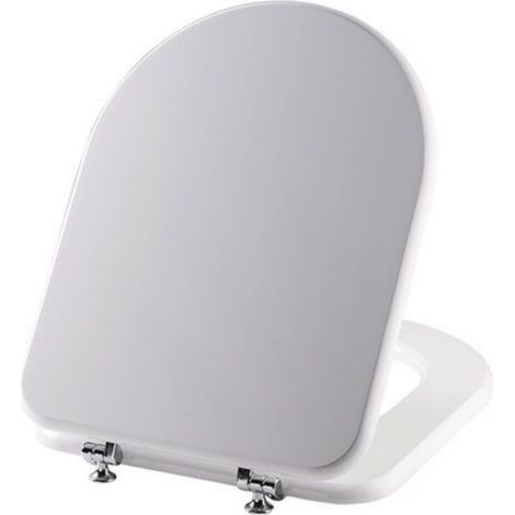 Sedile copriwater per vaso compatibile square bianco lucido - seba (1/2)